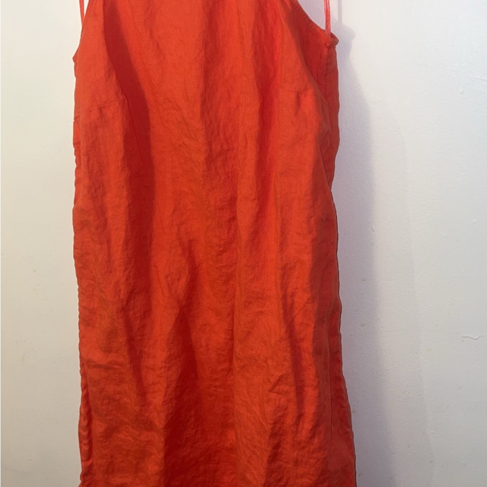 Sigrid Olsen Vibrant Orange Dress